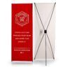 Custom logo pvc x stand banner - events cmyk digital printing