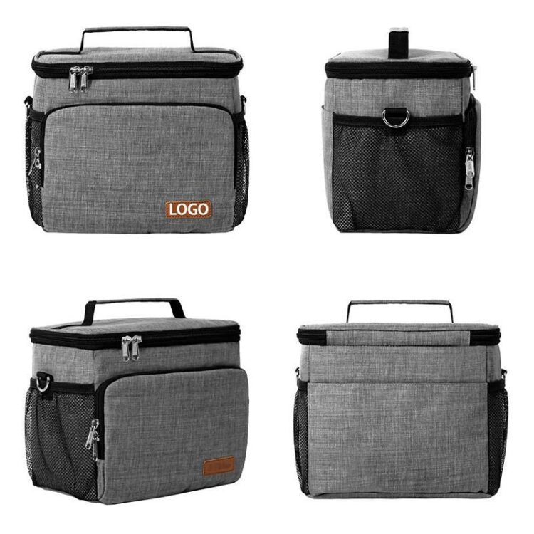 Factory custom office picnic hiking adults insulated leakproof reusable cooler lunch box lunch tote bag for women men kids