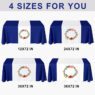 Custom business logo tablecloth personalised printed table runner for weddings birthdays event