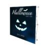 Advertising pop up display stand straight tension fabric backdrop 10' both sides printing (front&back)