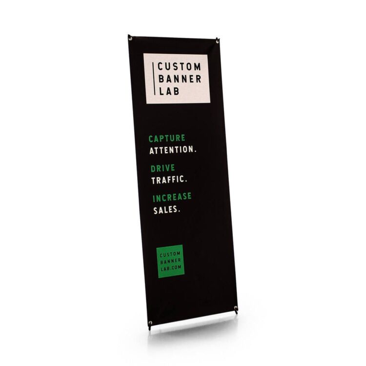 Custom logo pvc x stand banner - events cmyk digital printing