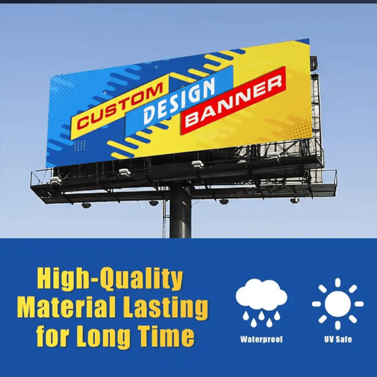Custom pvc banner - outdoor event advertising vinyl background