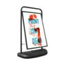 Double sided aluminum water base poster stand wholesale trade cheap weighted pavement signs with waterbase wholesale
