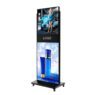 Led indoor screen scrolling billboard led free standing double sides scrolling led advertising light box