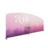 Lingtong 8ft 10ft trade show backdrop tension fabric tube display for exhibition stand