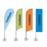 Wholesale beach flag banner advertising wind outdoor custom feather flags custom flag banner