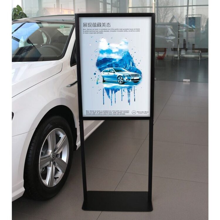 Aluminium frame uv printing sign board designs for shop