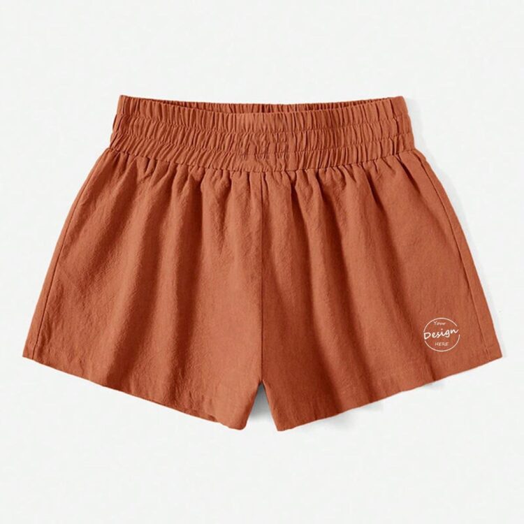 High waist baggy wide-leg above-knee sweatpants volleyball athletic summer ladies shorts gym shorts women spandex