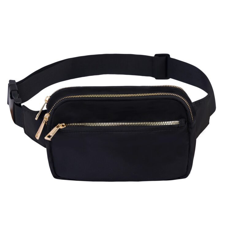 Factory direct nylon waist bag multifunctional nylon shoulder bag custom logo waterproof belt bag for men women