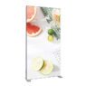 Freestanding tool free fabric straight led light box display portable