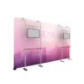 Lingtong 8ft 10ft trade show backdrop tension fabric tube display for exhibition stand