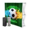 Aluminum pop up stand backdrop 10ft*10ft backdrop display pop up display stand pop up straight display stand