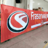 Custom mesh banner - digital printing metal grommets advertising campaigns