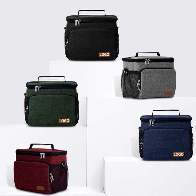 Factory custom office picnic hiking adults insulated leakproof reusable cooler lunch box lunch tote bag for women men kids