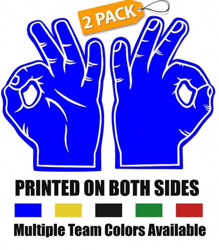 Factory price customized shape factory customize big foam finger for promotion party foam finger hand small