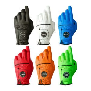 Golf glove custom cabretta leather golf gloves with magnetic ball marker