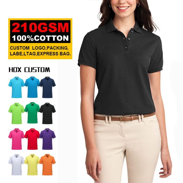 Custom design your logo polo tee short sleeve polo shirt with your