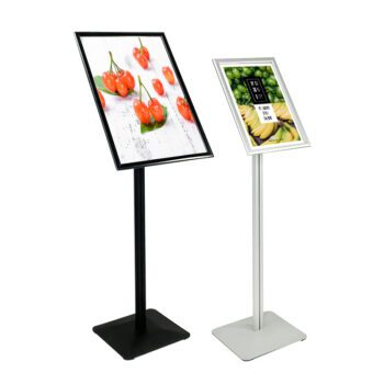 Wholesale high quality adjustable a2 a3 narrow side paper holder poster display stand