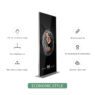 Economy screen outdoor standing vertical billboard customized surface double-sided magnetic ultra-thin floor-mount
