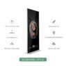 Economy screen outdoor standing vertical billboard customized surface double-sided magnetic ultra-thin floor-mount