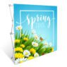 Aluminium spring popup pop up stand/advertising seg pop up display