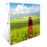 Aluminium spring popup pop up stand/advertising seg pop up display