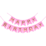 Factory price happy birthday banner polyester string bunting flags decorations party supplies