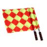 Hot sales 100% polyester play sports match football soccer referee flag flags