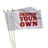 Digital printing factory price mini 30x45cm polyester string flag the union jack custom bunting banner