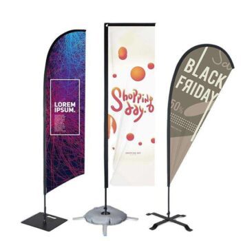 Custom advertising beach feather flag sublimation printing beach flag with pole