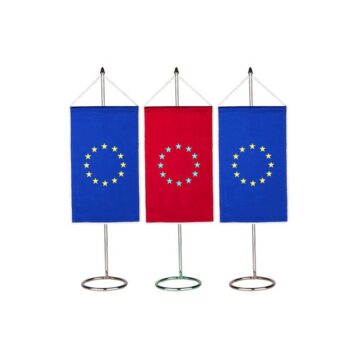 Custom polyester sweden office table top flags desk flag for table decoration