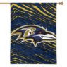Hot sale baltimore ravens zebra stripe garden flag banner