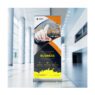 Custom outdoor hot sale backdrop poster stand display trade show retractable banner roll up banner