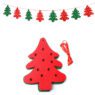 Christmas flag hanging atmosphere decoration felt christmas tree pendants string flag for birthdays party and christmas