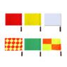 Hot sales 100% polyester play sports match football soccer referee flag flags