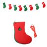 Christmas flag hanging atmosphere decoration felt christmas tree pendants string flag for birthdays party and christmas