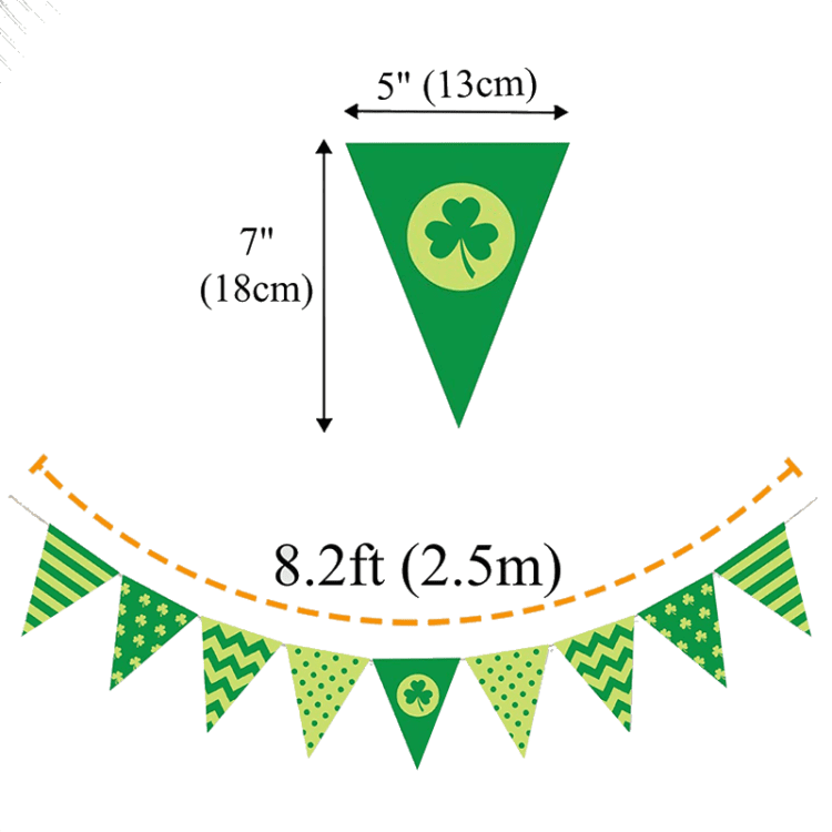 Hanging triangle flag felt pennants, pennant bunting banner, country pennant banner