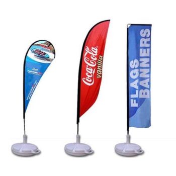Custom advertising beach feather flag sublimation printing beach flag with pole