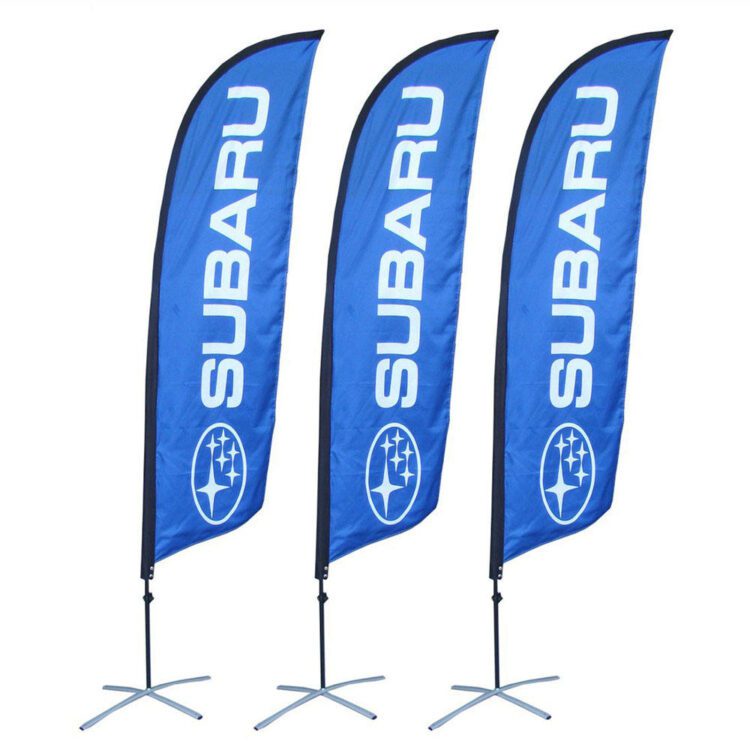 Top quality portable beach flag feather flag hot type