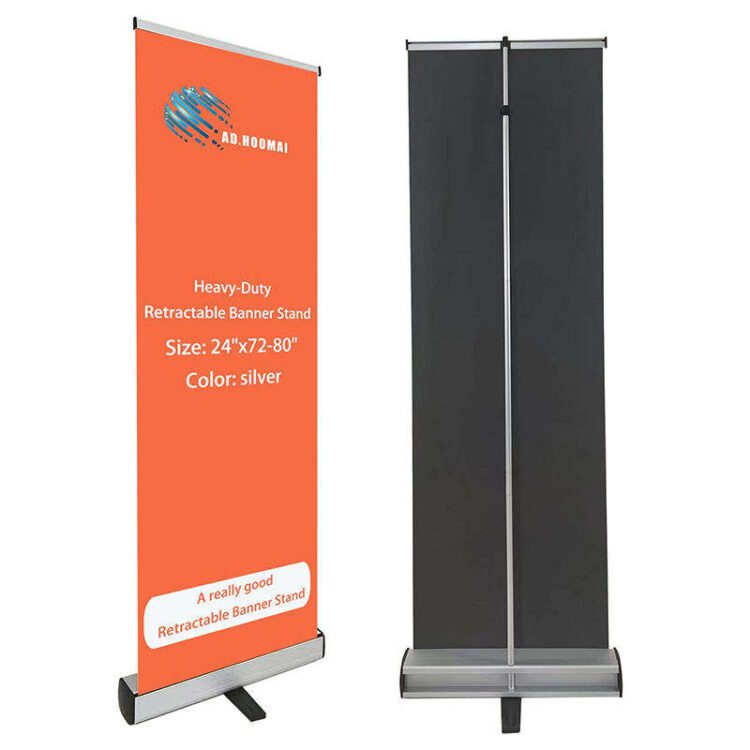 Custom outdoor hot sale backdrop poster stand display trade show retractable banner roll up banner