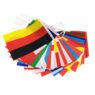 World flags international 100 countries pennant banner for classroom garden olympics festival grand string national flags