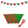 Christmas flag hanging atmosphere decoration felt christmas tree pendants string flag for birthdays party and christmas