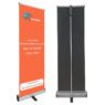 Premium vinyl banner aluminium marketing stands pull up display tradeshow rollup stand banners