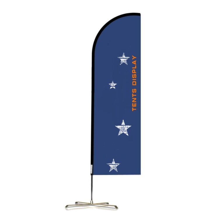 Custom advertising beach feather flag sublimation printing beach flag with pole