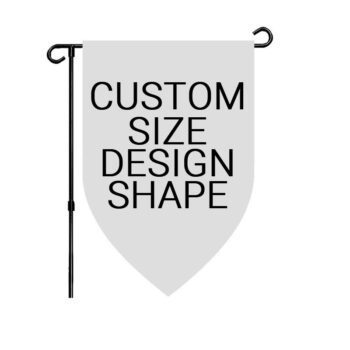 Customizable american independence day wool garden flags for 4th of july holiday yard decorations