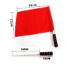 Hot sales 100% polyester play sports match football soccer referee flag flags