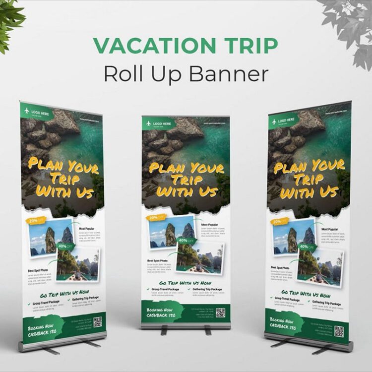 High quality trade show large outdoor rollup banner wedding pull up banner stands