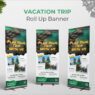High quality trade show large outdoor rollup banner wedding pull up banner stands