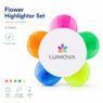 5 in 1 flower shape fluorescent marker pen
