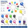 60cm retractable badge reel id card holder 3
